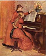 Two Girls at the Piano